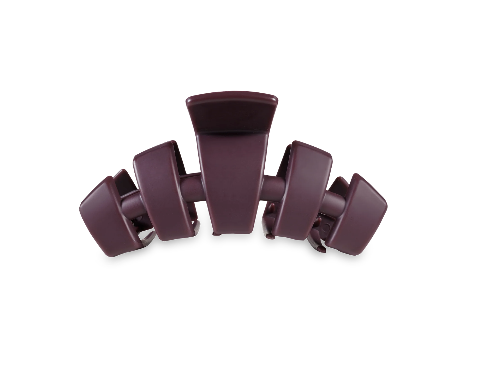 Teleties Small Classic Hair Clip-Burgundy Bliss