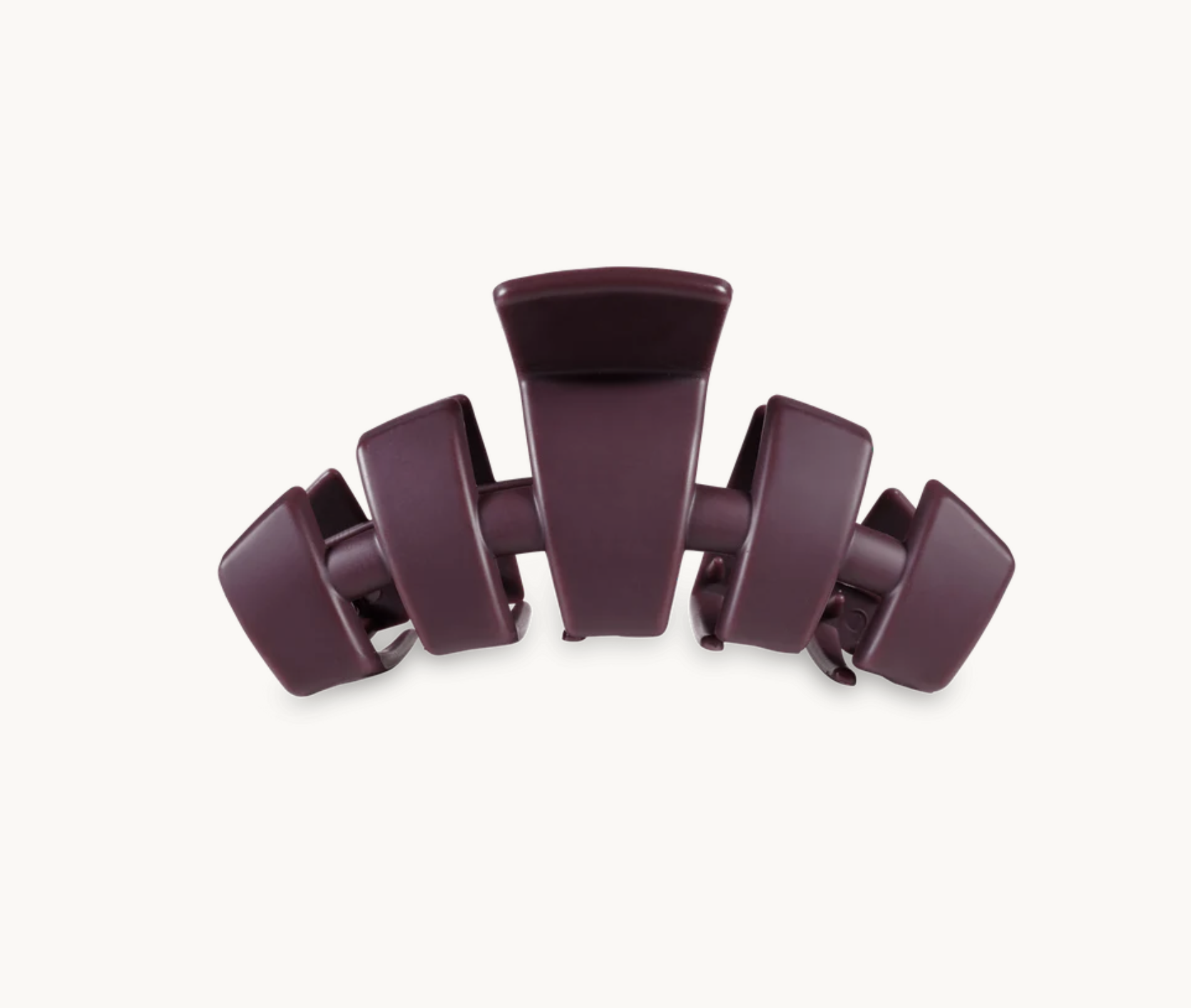 Teleties Medium Classic Hair Clip-Burgundy Bliss