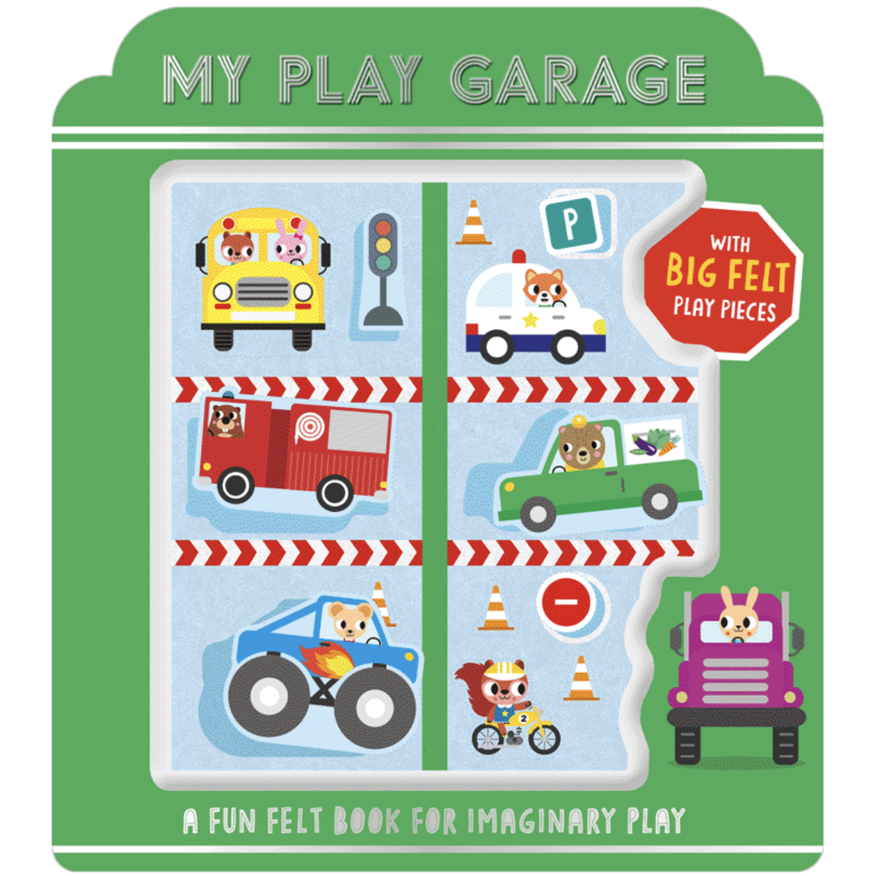 My Play Garage Felt Book