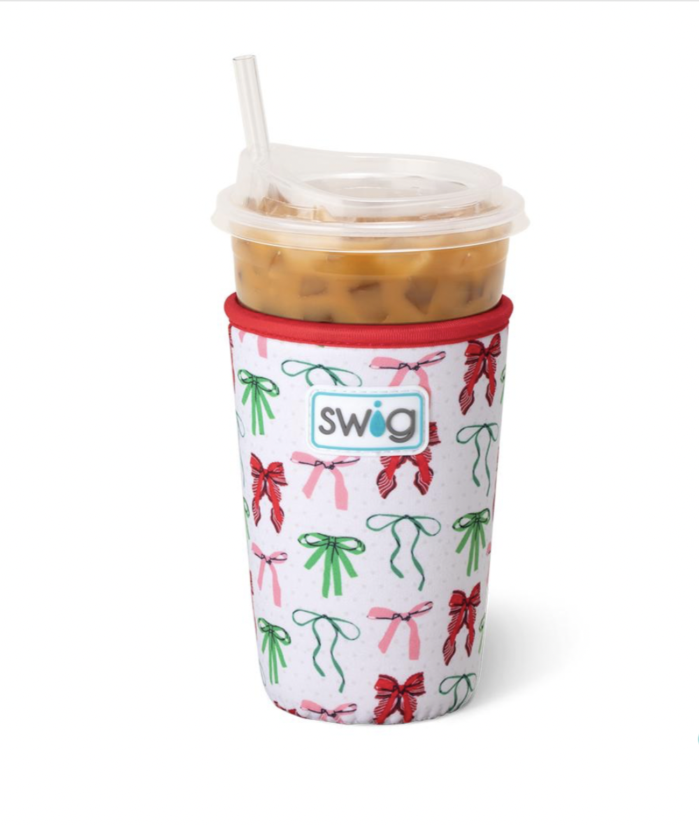 Swig Iced Cup Coolie 22oz-Ribbons & Bows