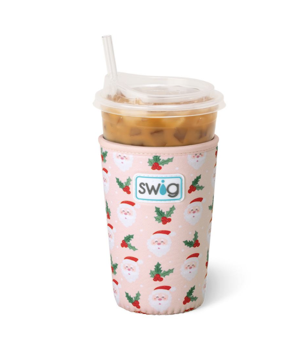 Swig Iced Cup Coolie 22oz-Holly Jolly