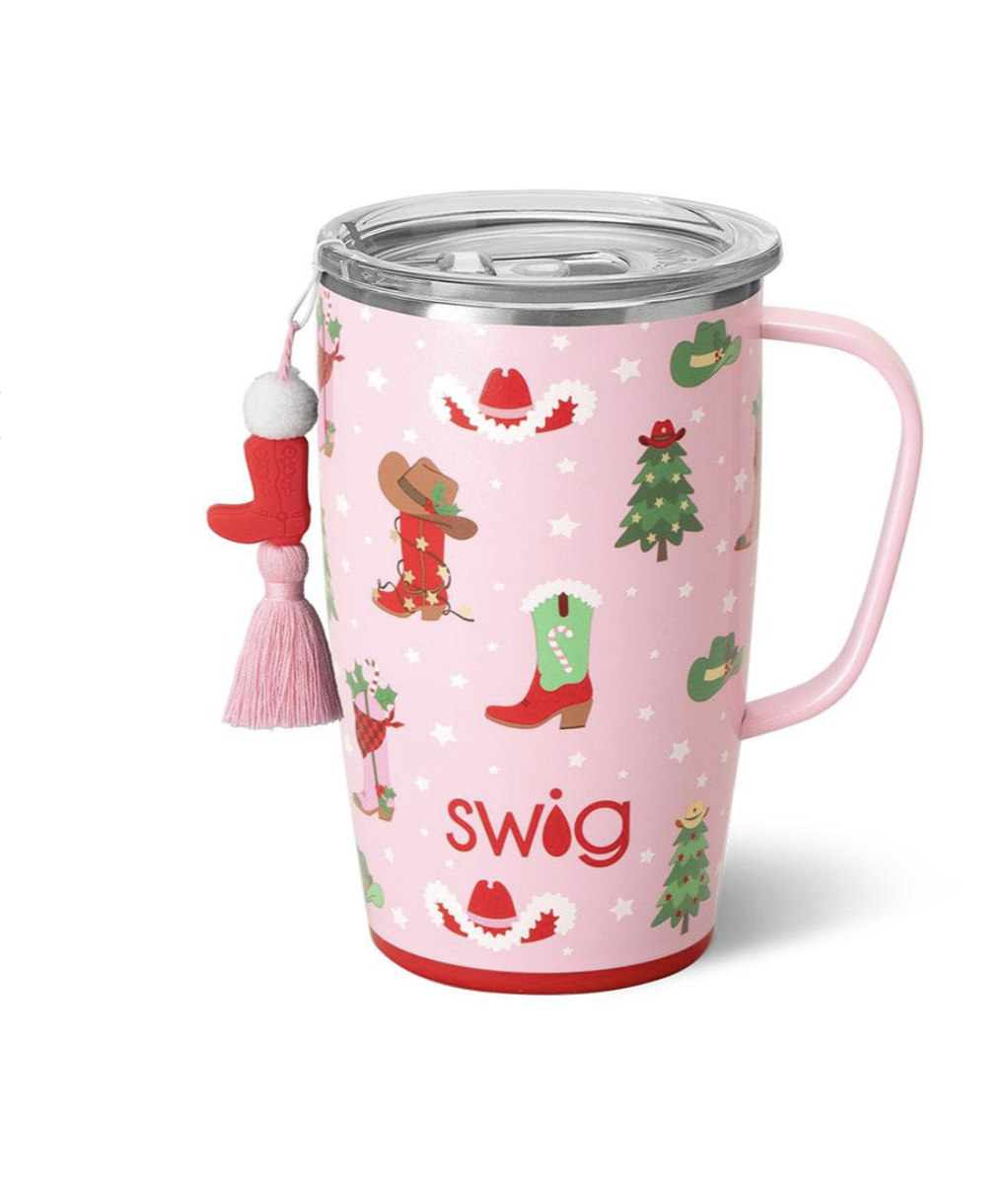 Swig 18oz Travel Mug-Howdy Holidays