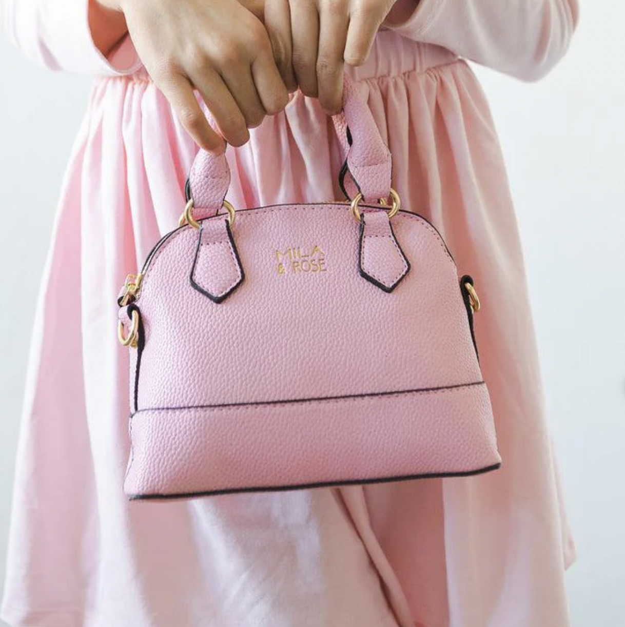 Mila & Rose Crossbody Purse-Bubblegum Pink