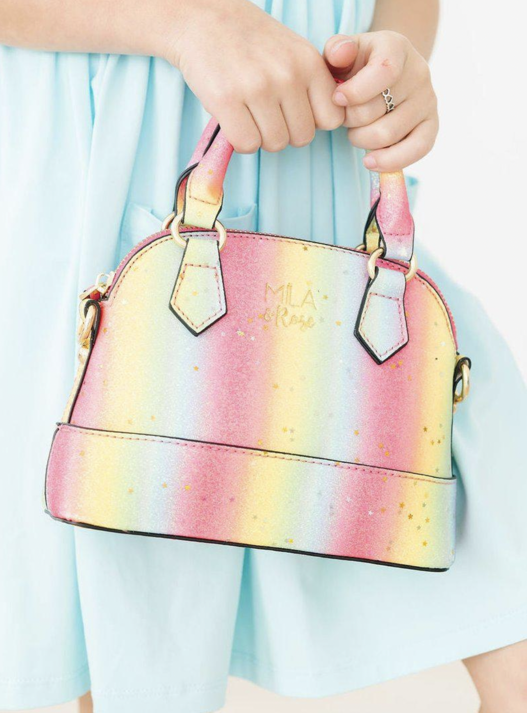 Mila & Rose Crossbody Purse-Rainbow