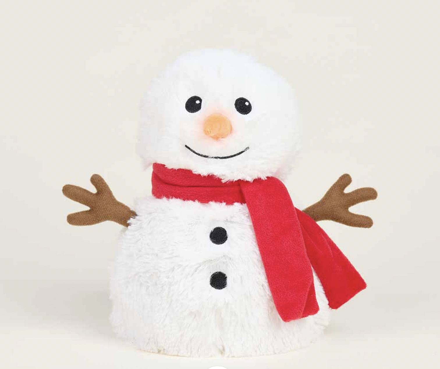 Warmies-Red Scarf Snowman