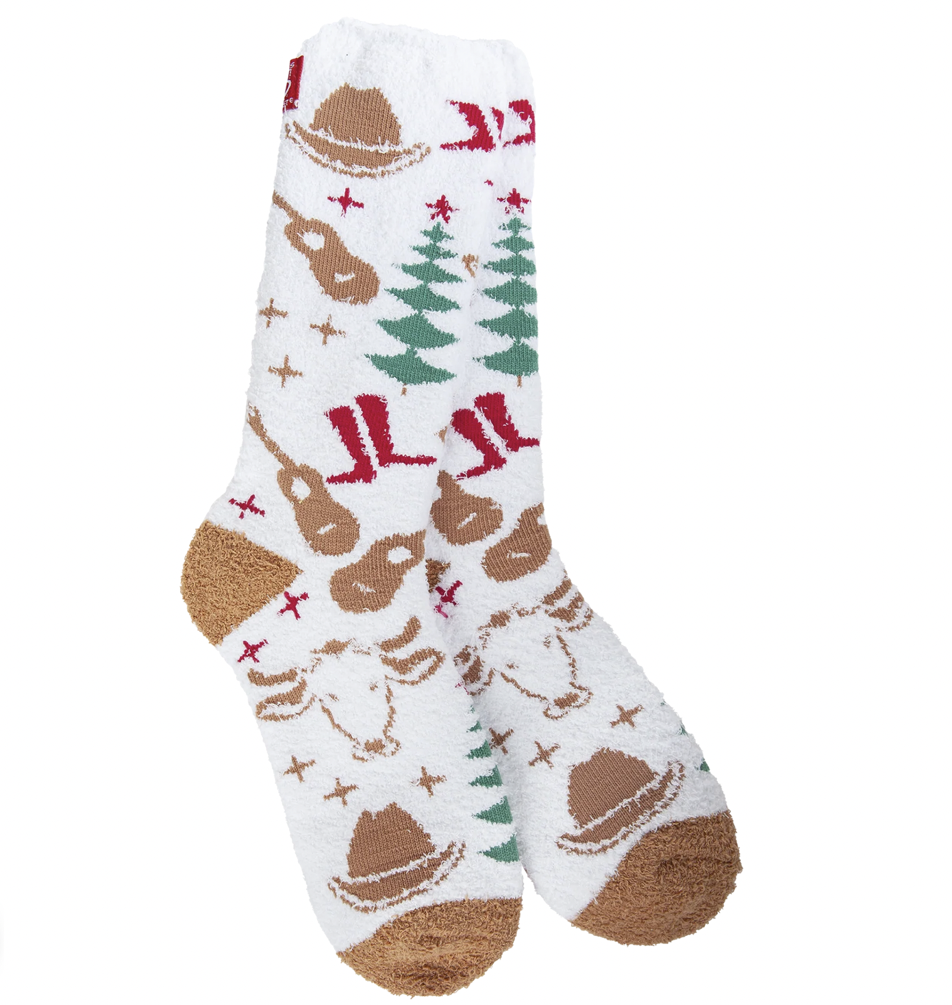 World's Softest Cozy Collection Socks-Country Christmas