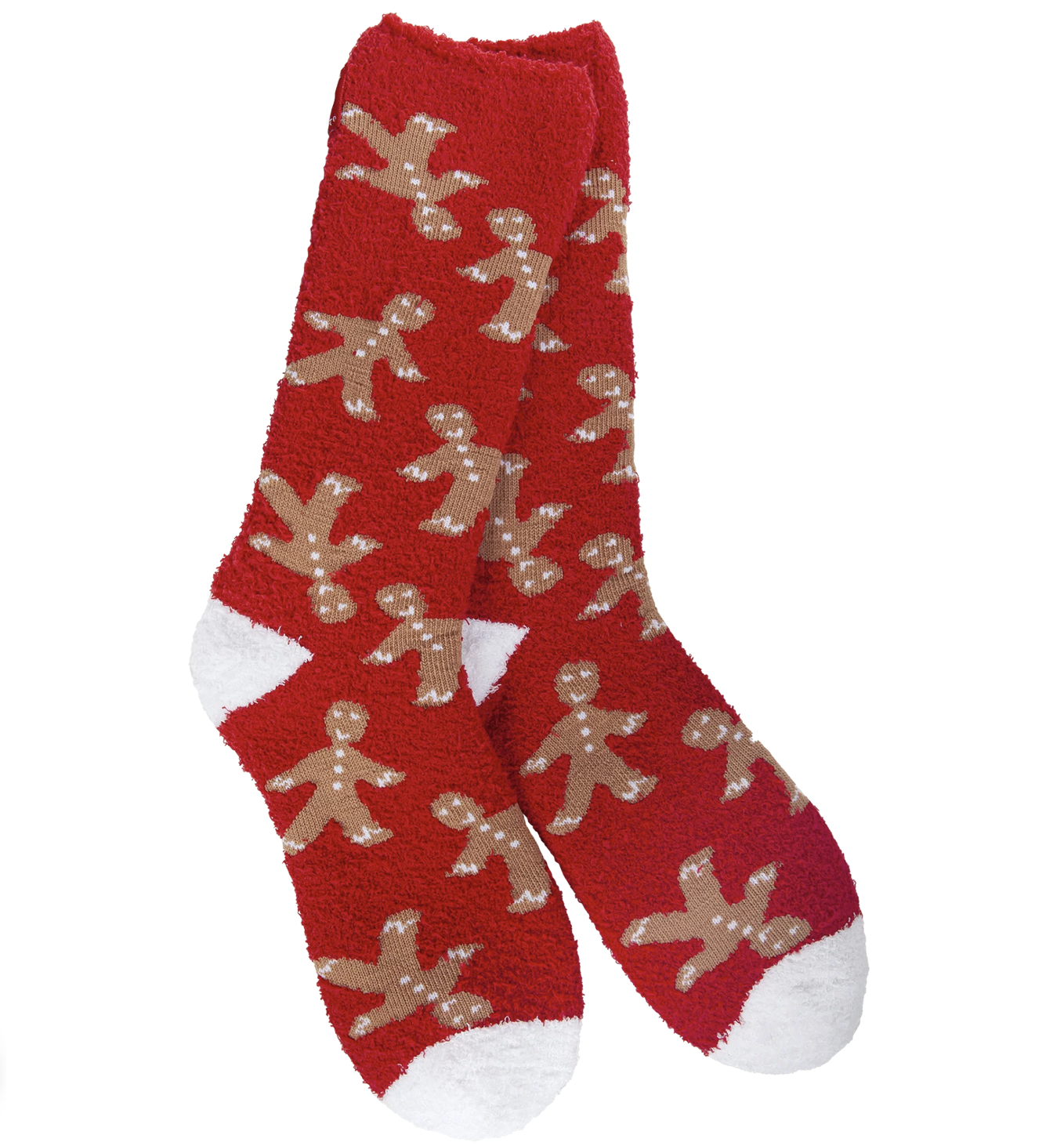 World's Softest Cozy Collection Socks-Gingerbread Man