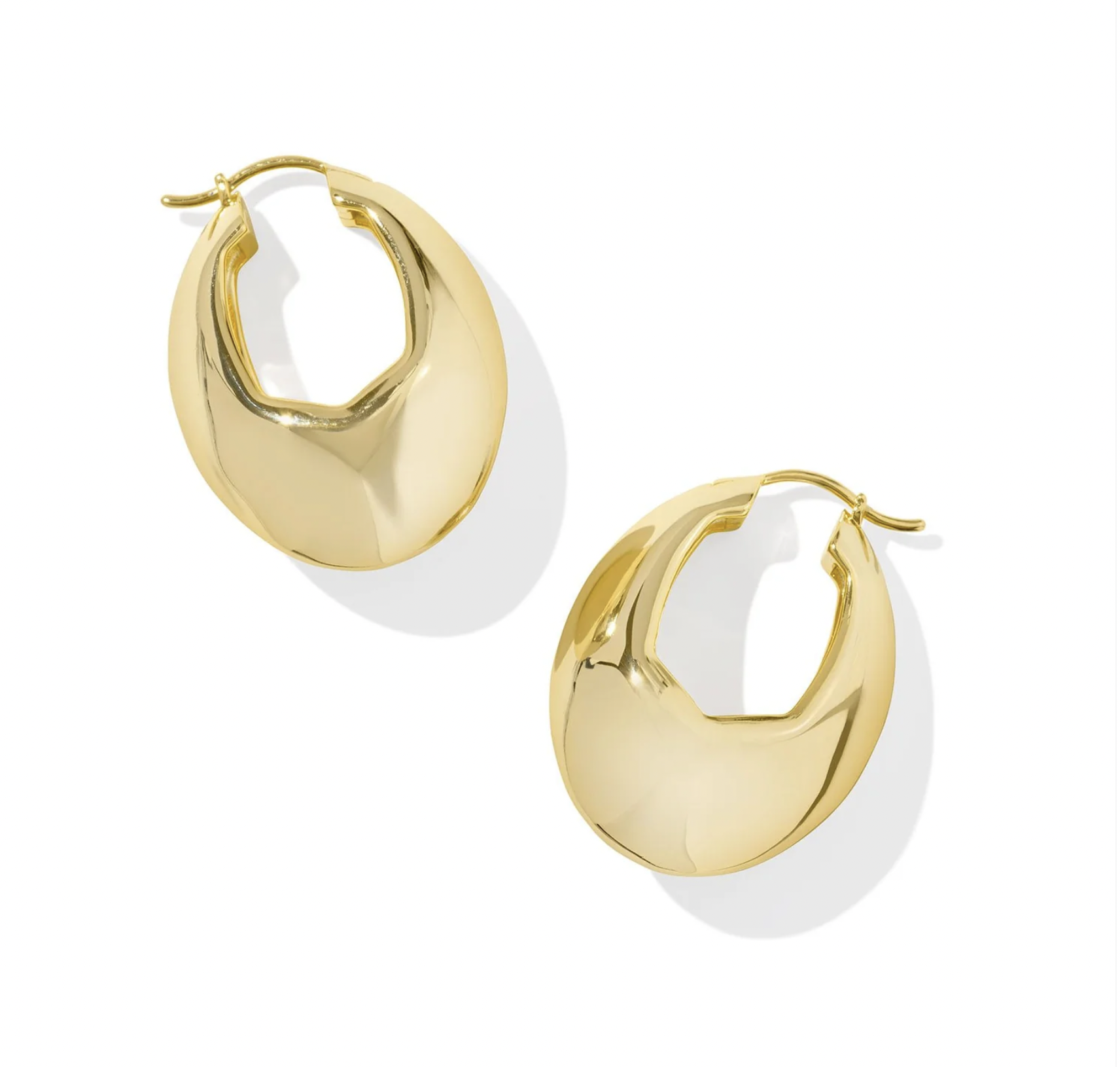 Kendra Scott Liana Hoop Earring Gold Metal