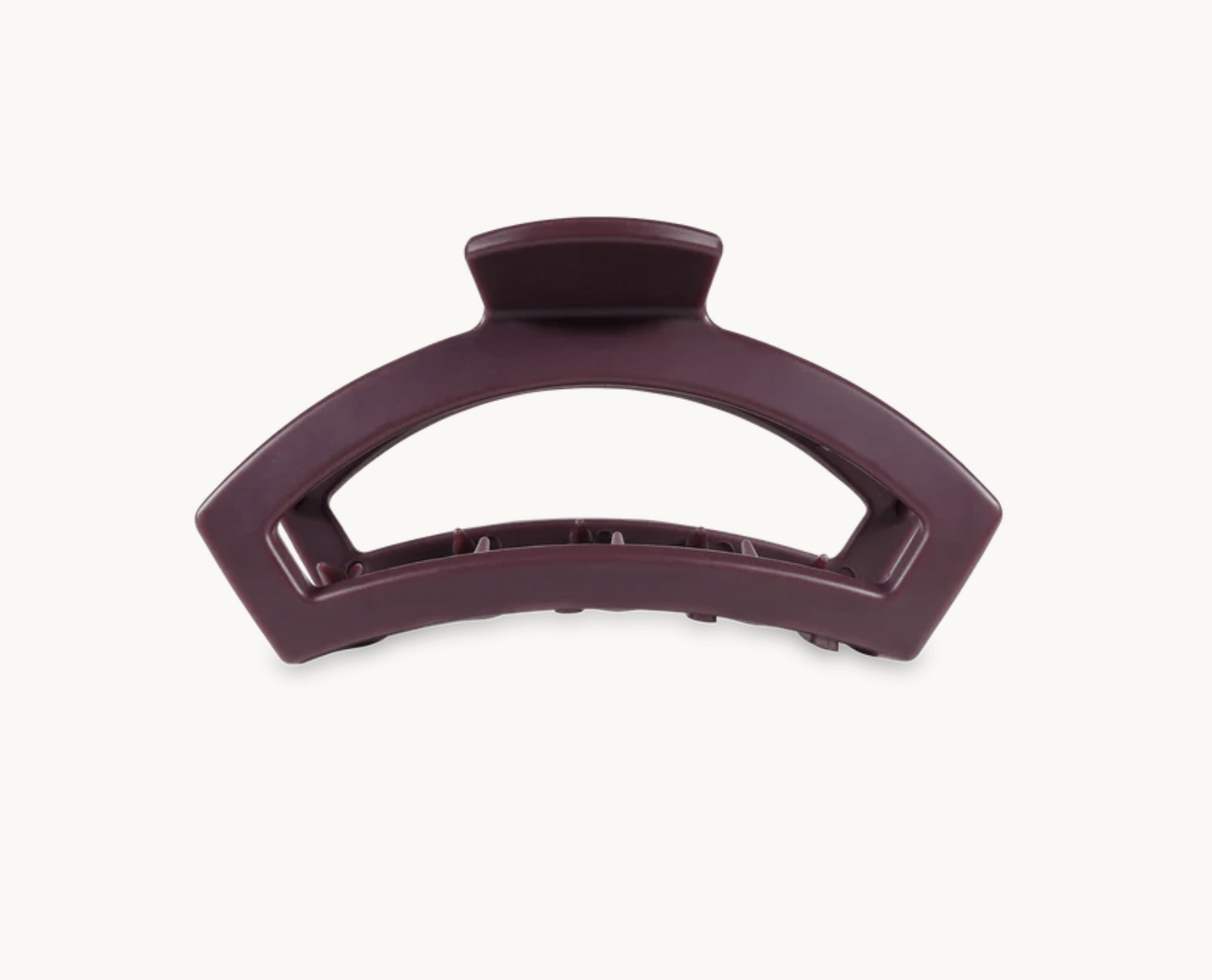 Teleties Tiny Open Hair Clip-Burgundy Bliss