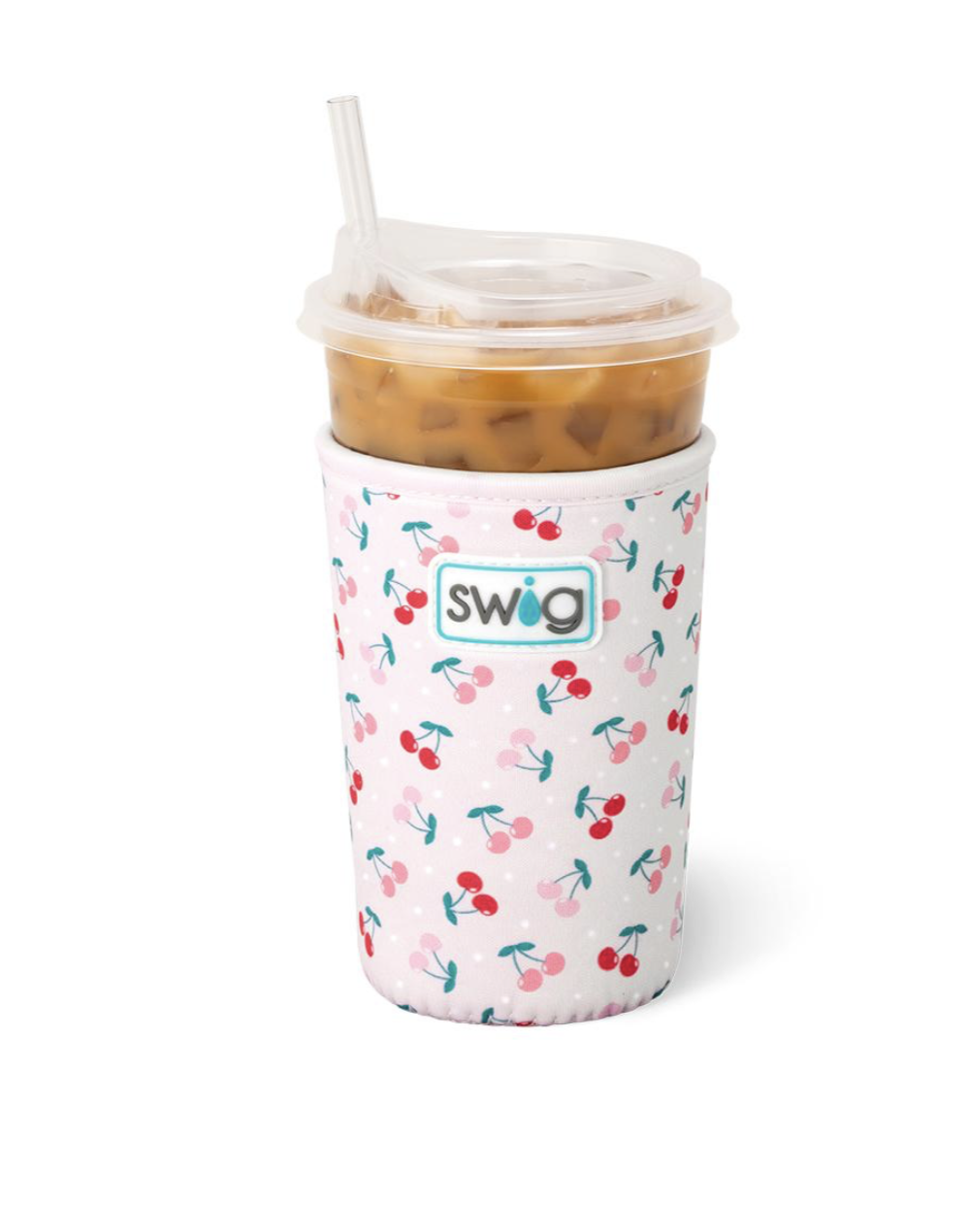 Swig Iced Cup Coolie 22-28oz-Cherry Pie