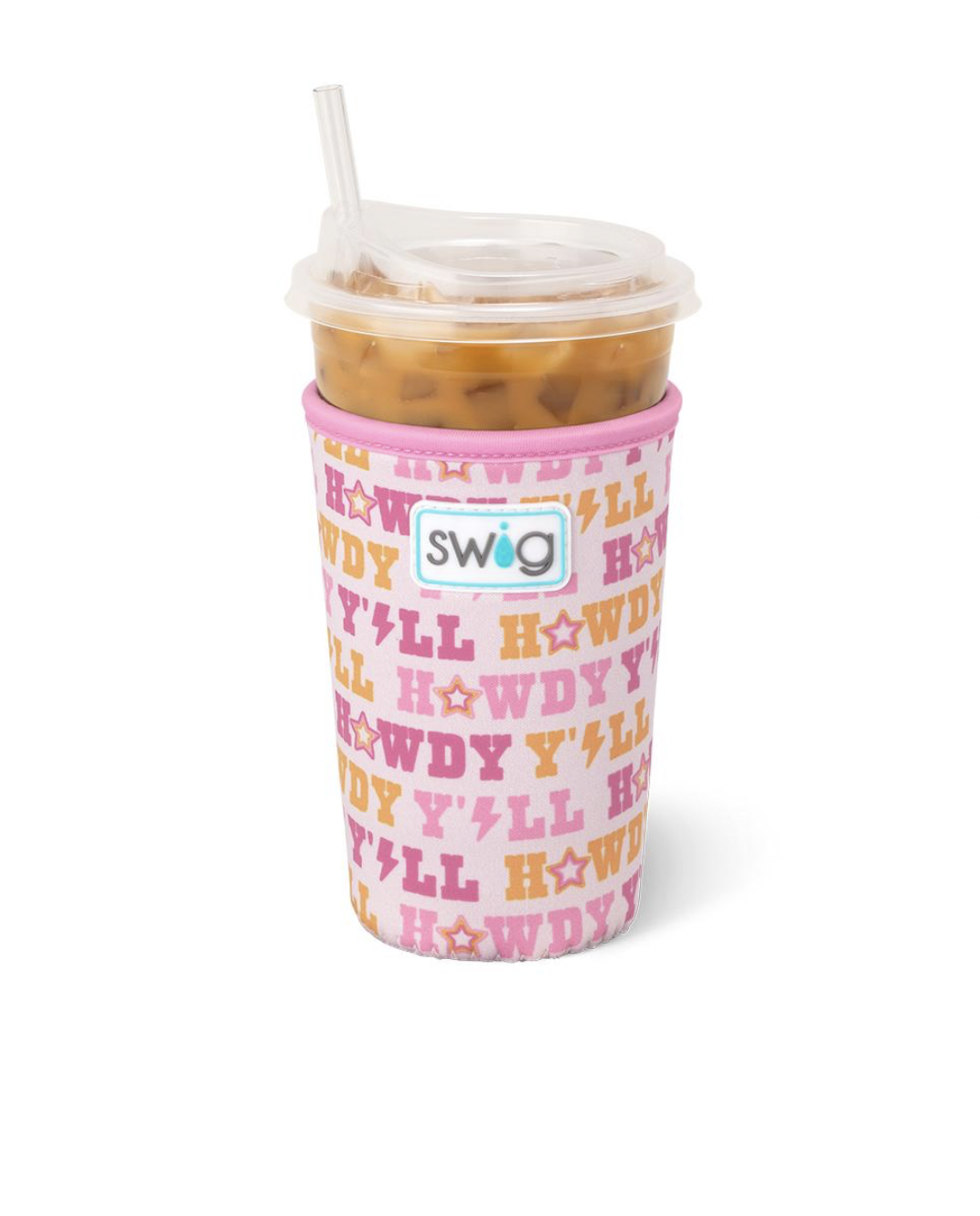 Swig Iced Cup Coolie 22-28oz-Howdy Yall