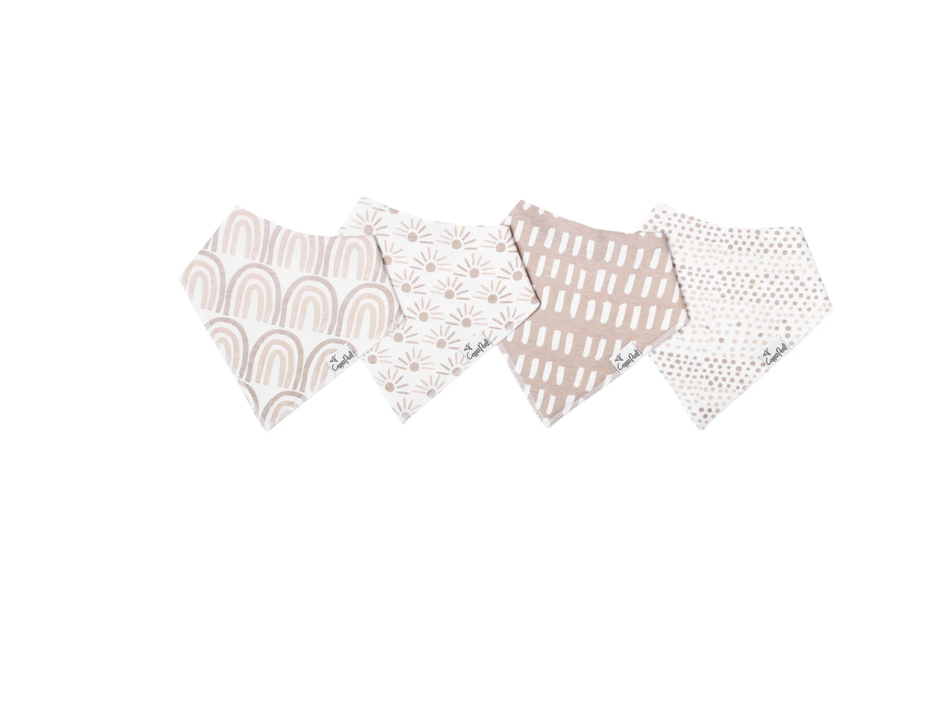 Copper Pearl Baby Bandana Bibs-Bliss