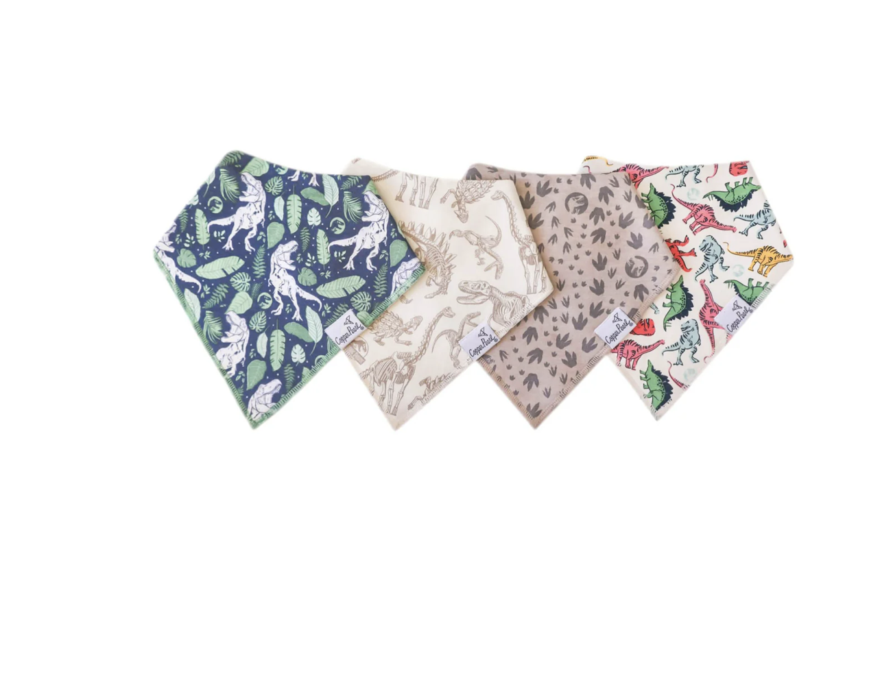 Jurassic Park Copper Pearl Baby Bandana Bibs