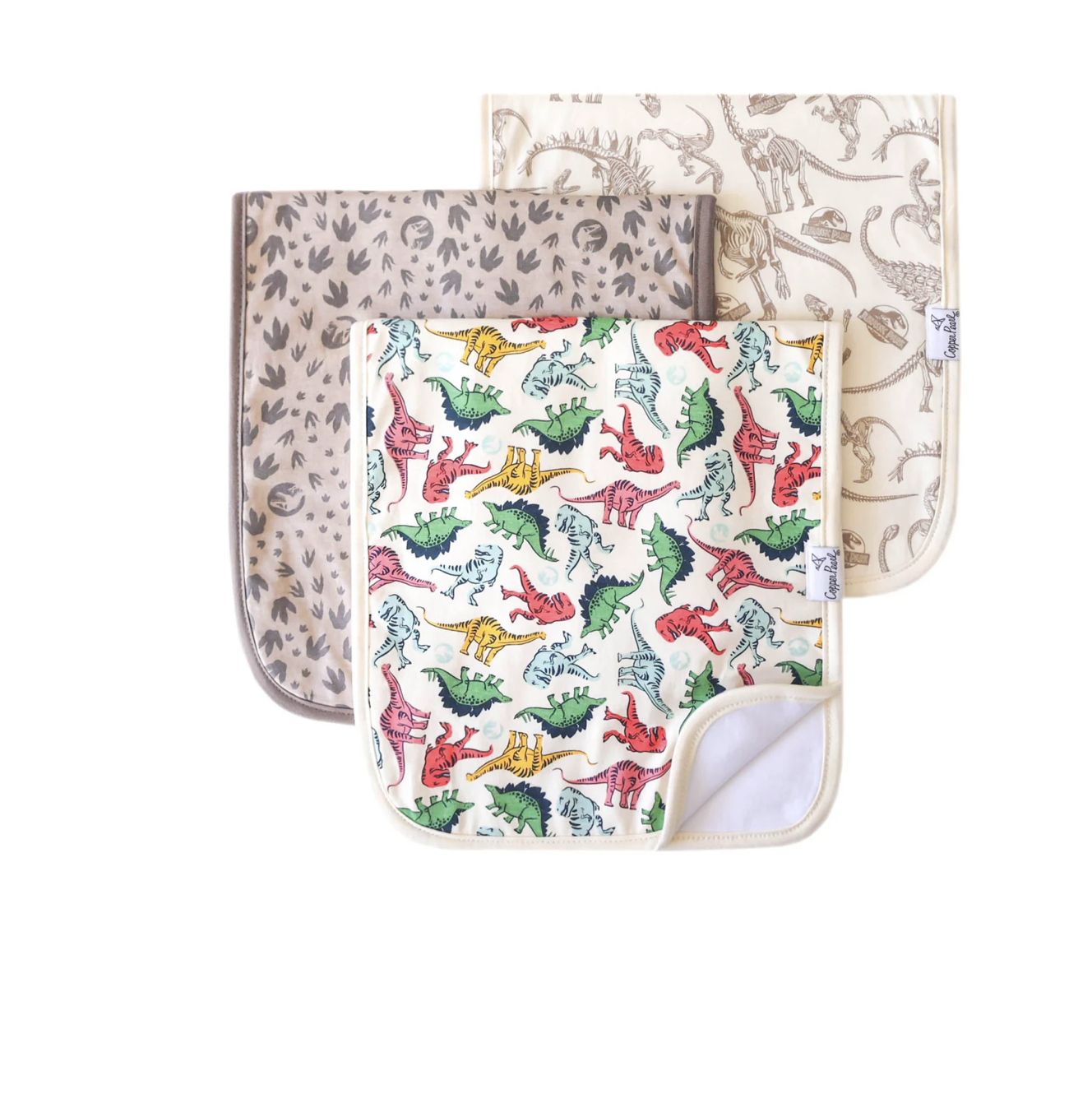 Jurassic Park Copper Pearl Burp Cloth