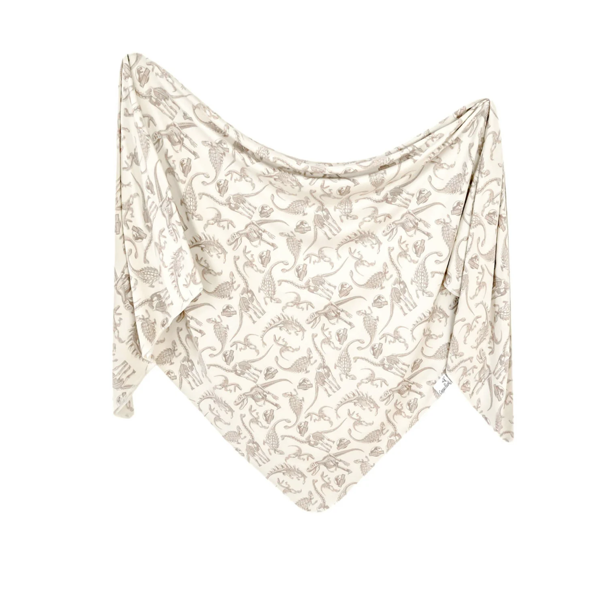 Jurassic Park Fossils Copper Pearl Swaddle Blanket