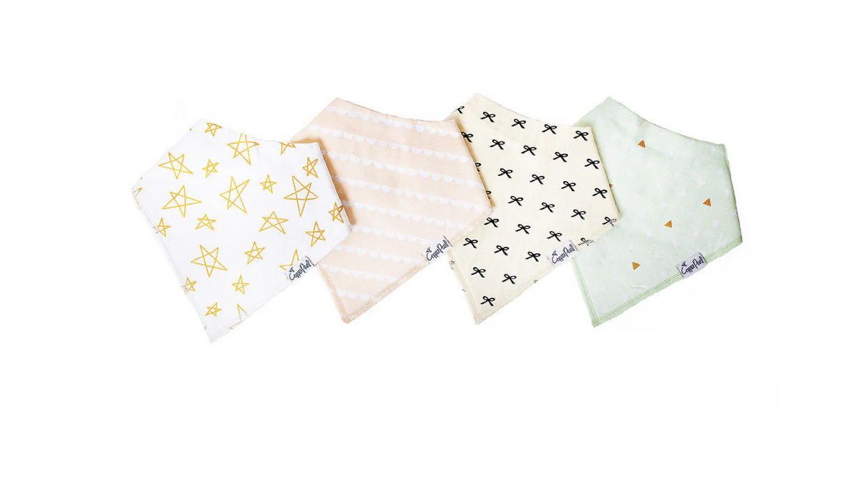 Copper Pearl Paris Baby Bandana Bibs