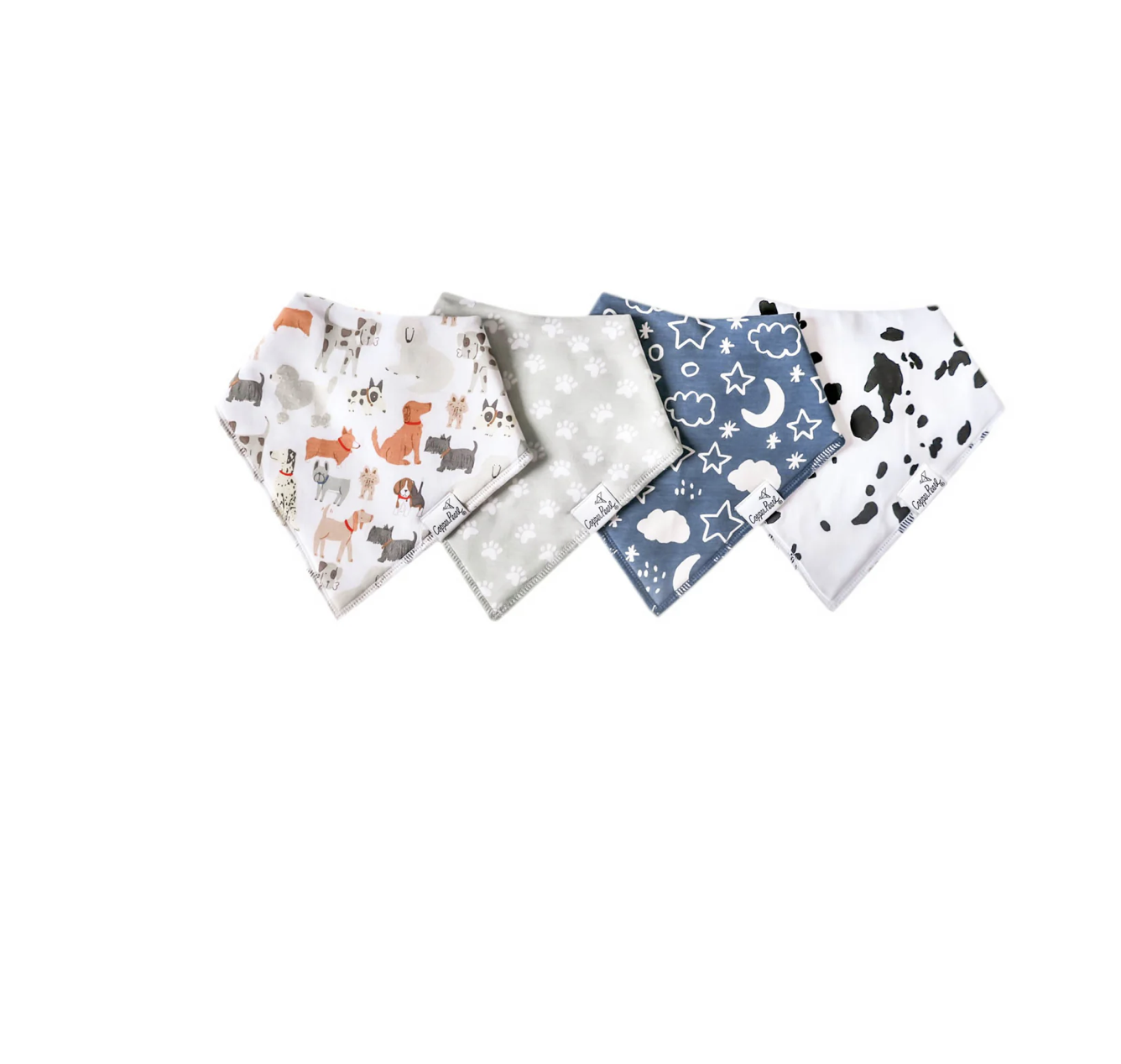 Rufus Copper Pearl Baby Bandana Bibs
