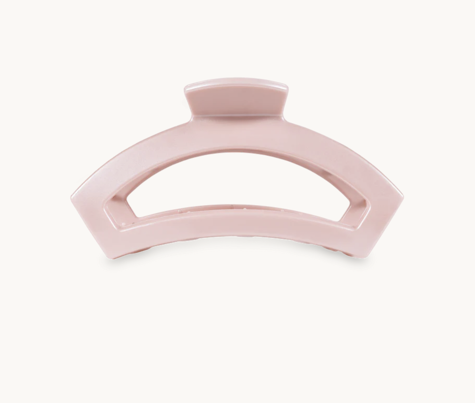 Pearly Pink Medium Open Hair Clip