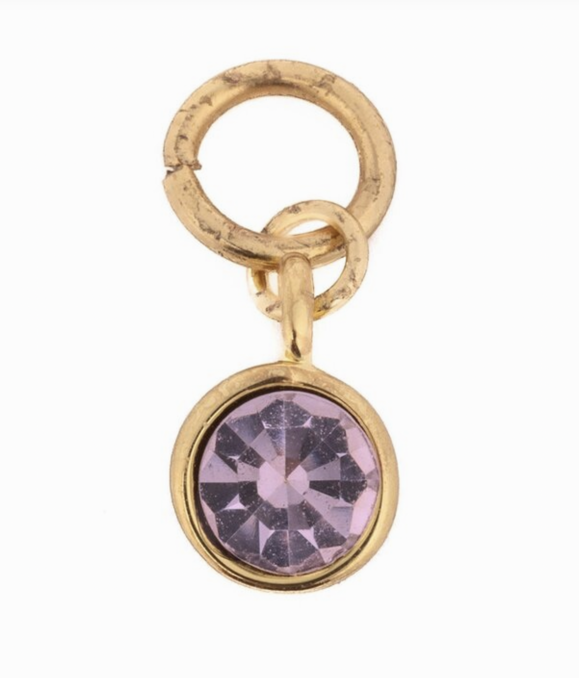 Mary Square Thea Charm Bar-Birthstone February