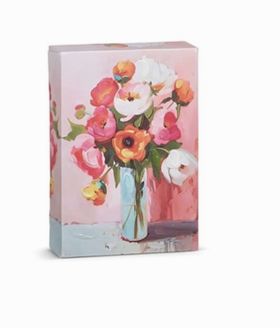 Raz 6" Pink Floral Wall Art