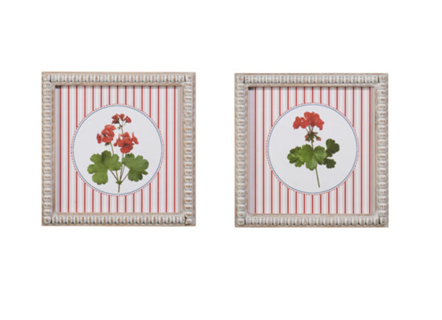 Raz 9.5" Ticking Stripe Wall Art
