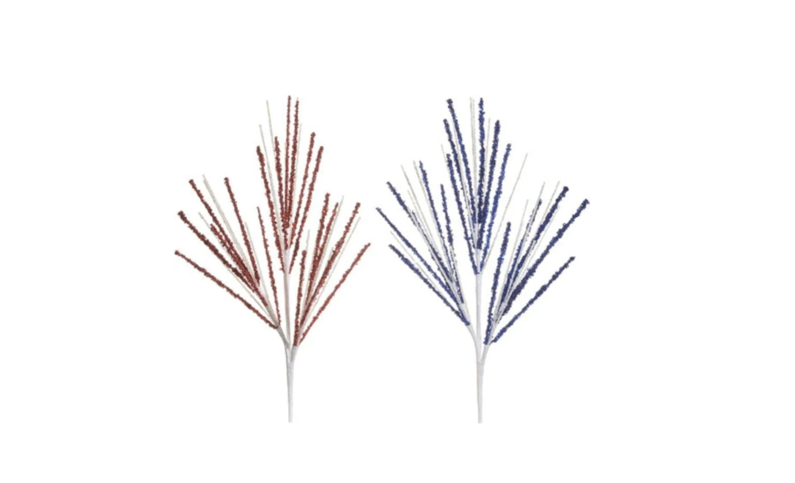 Raz 16.5" Glittered 4th Of July Spray