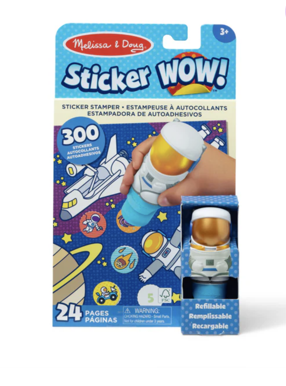 Sticker WOW Activity Pad  Stamper Astronaut