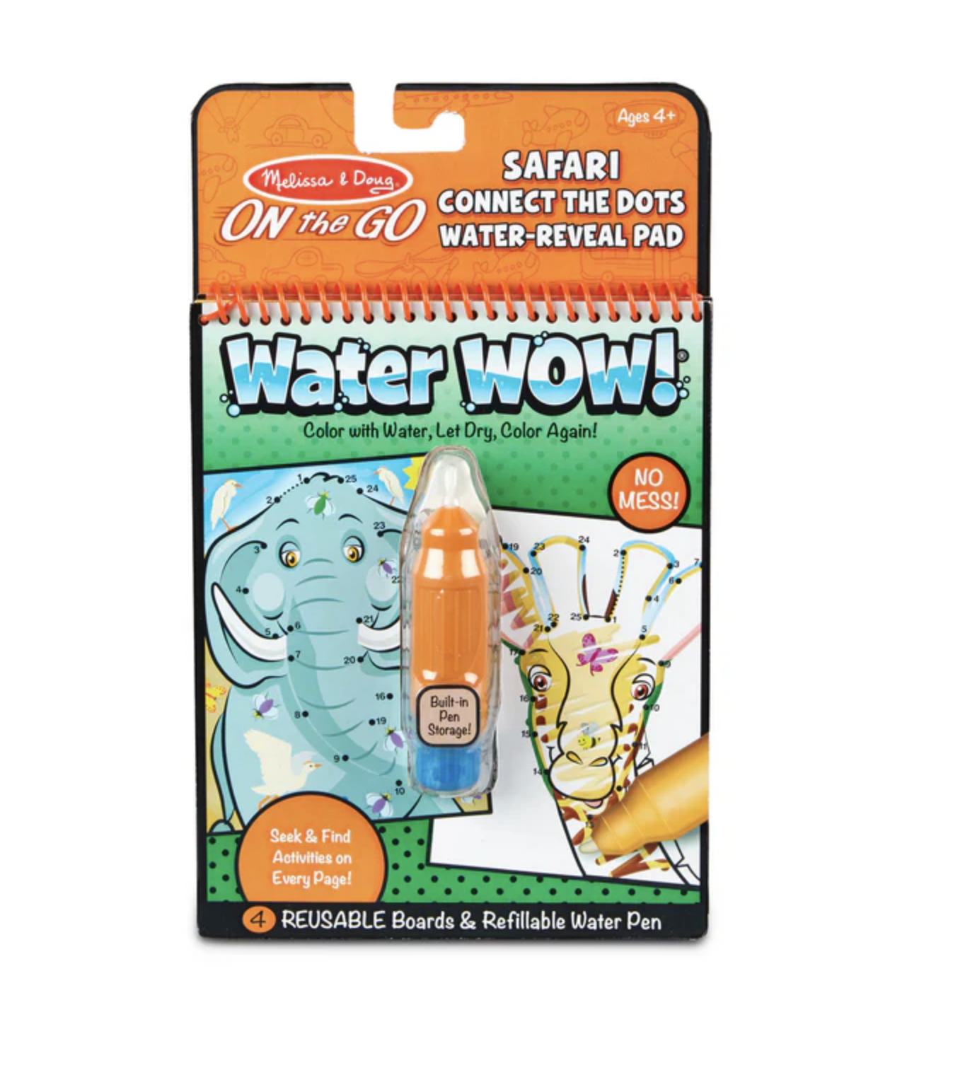 Water Wow Safari On the Go Travel Activity