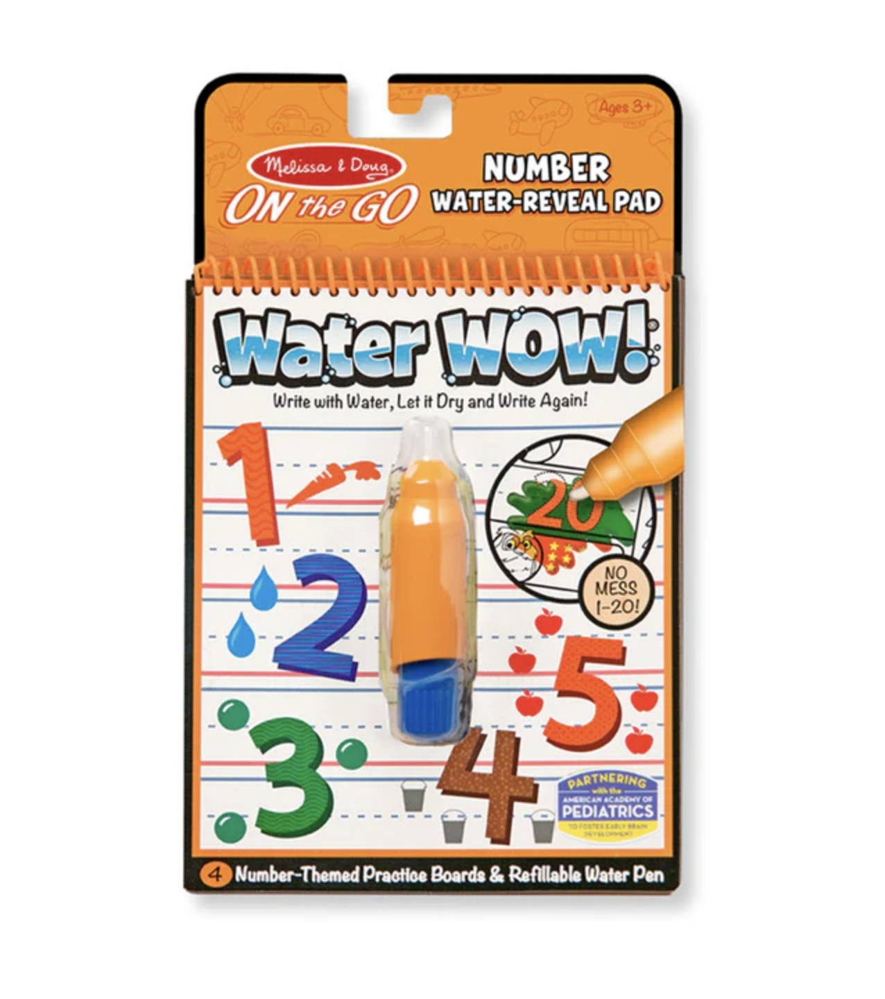 Water Wow Numbers On the Go Travel Activity