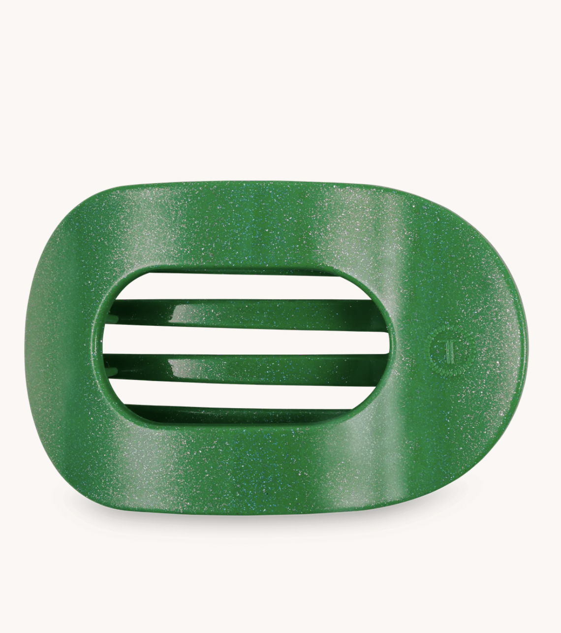 Shamrock Shimmer Large  Flat Square Hair Clip