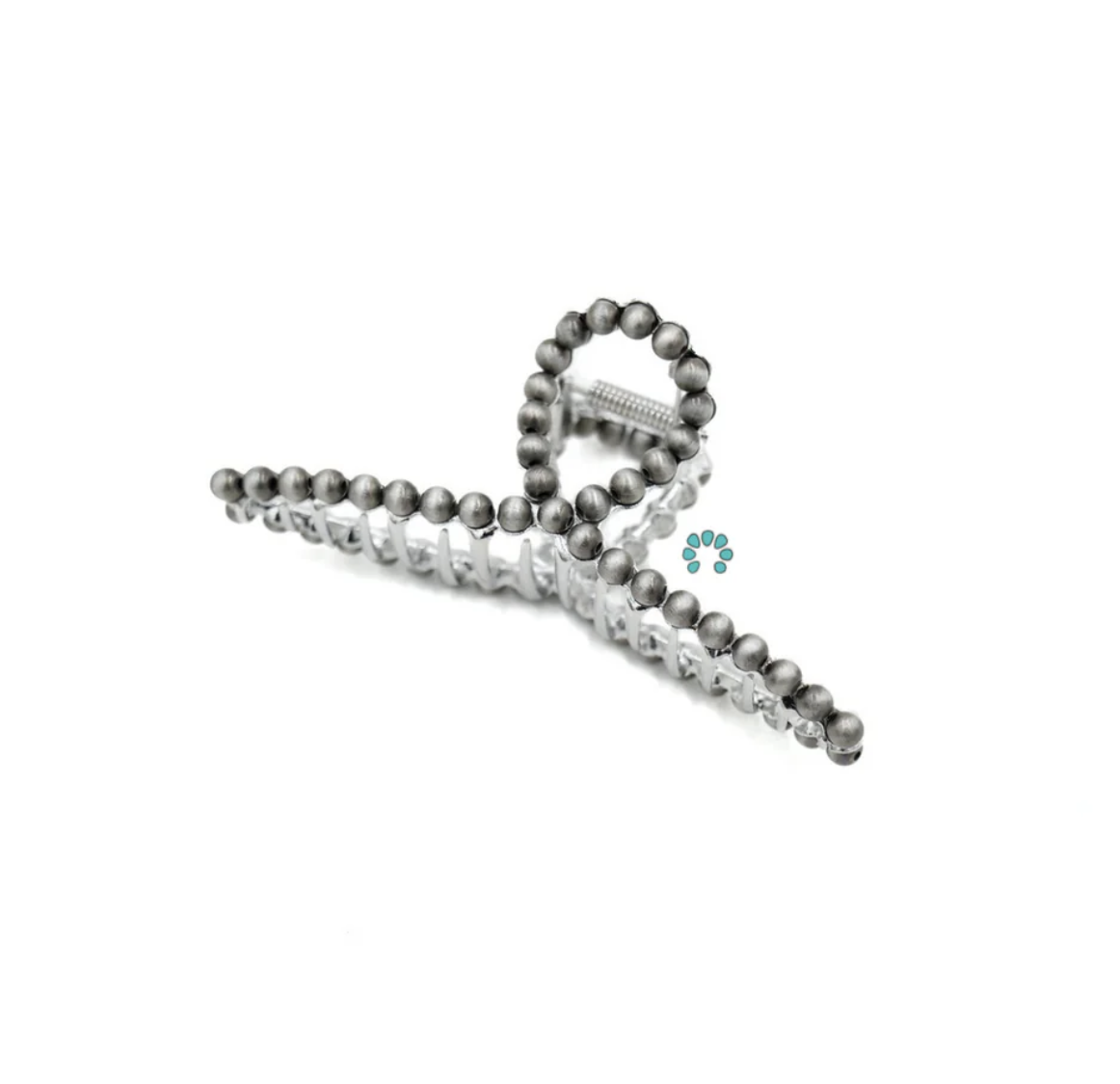 Faux Claw Clip Silver