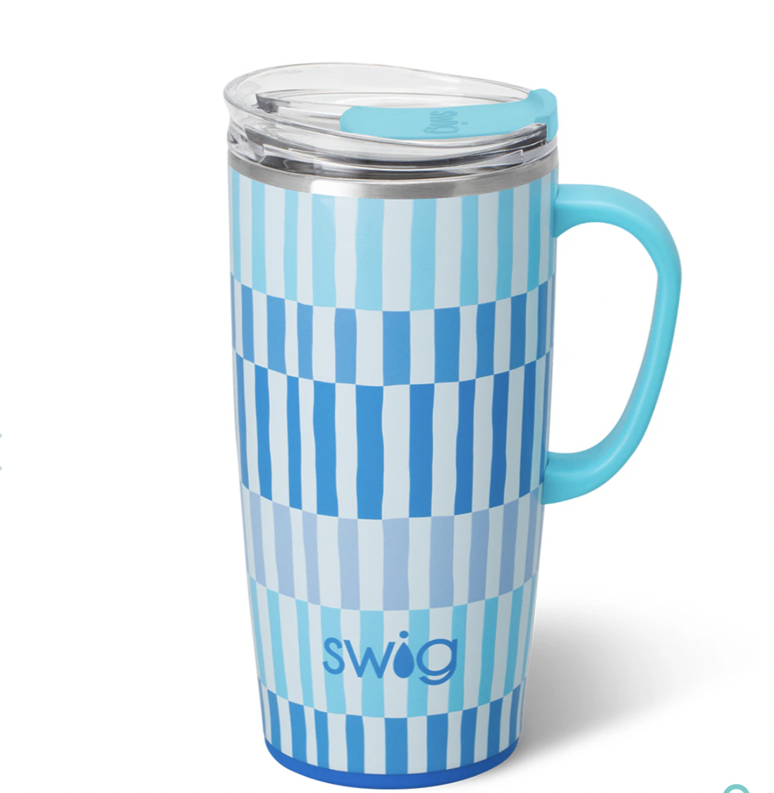 Swig 22oz Travel Mug-Glacier Stripe
