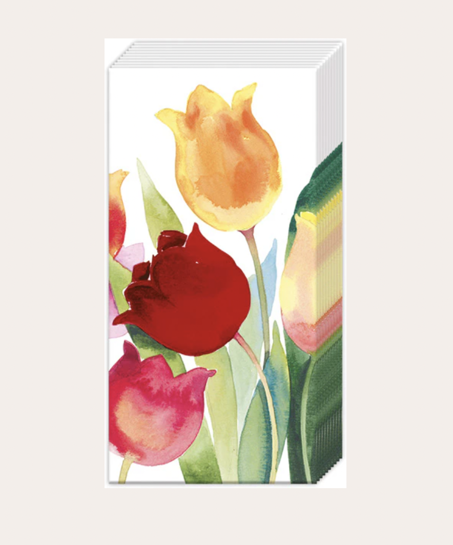 Pocket Tissue-Powerful Tulips