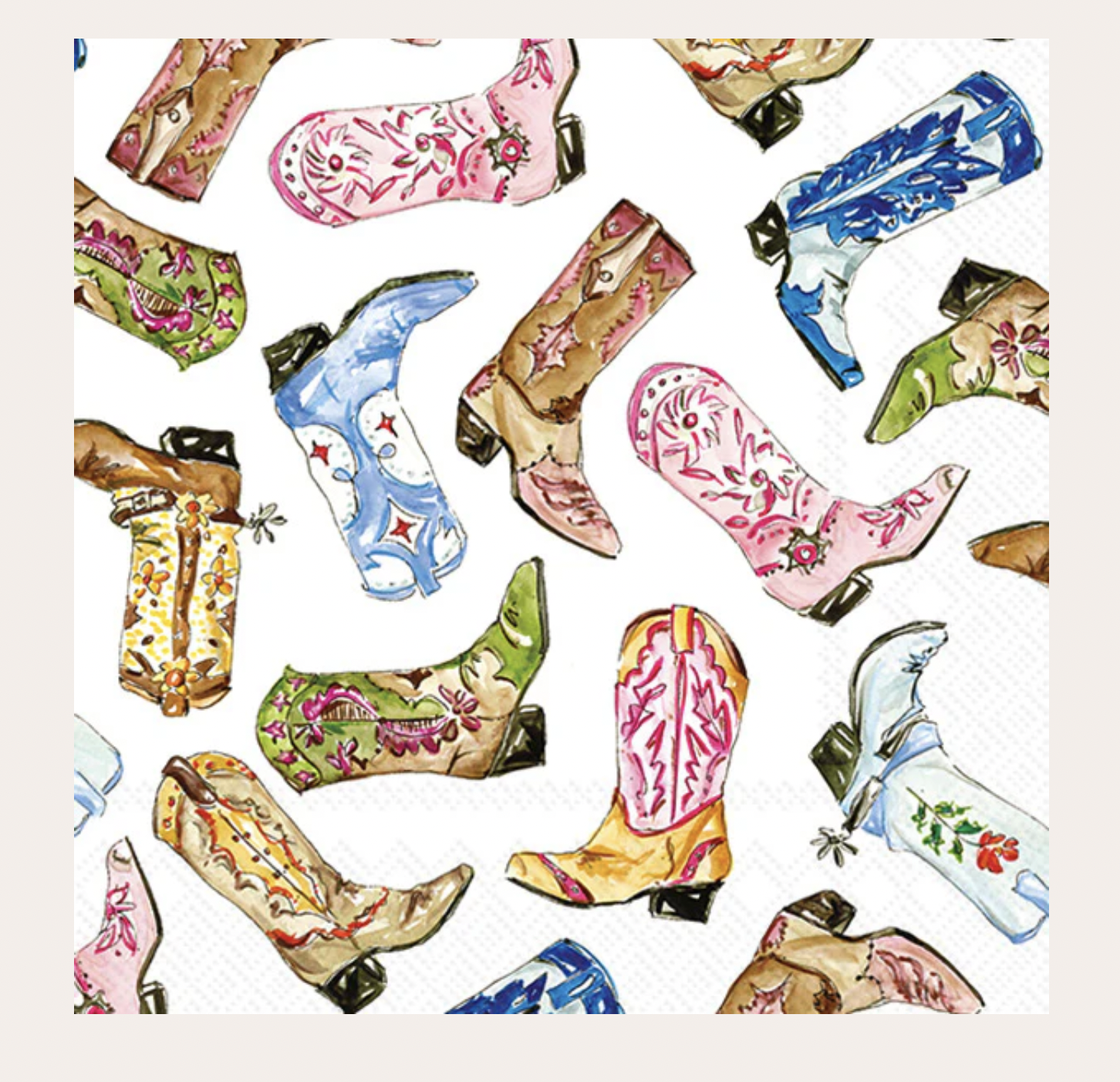 Lunch Napkins Boot Scootin