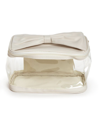 Twos Company Toiletry Carry Case Ivory