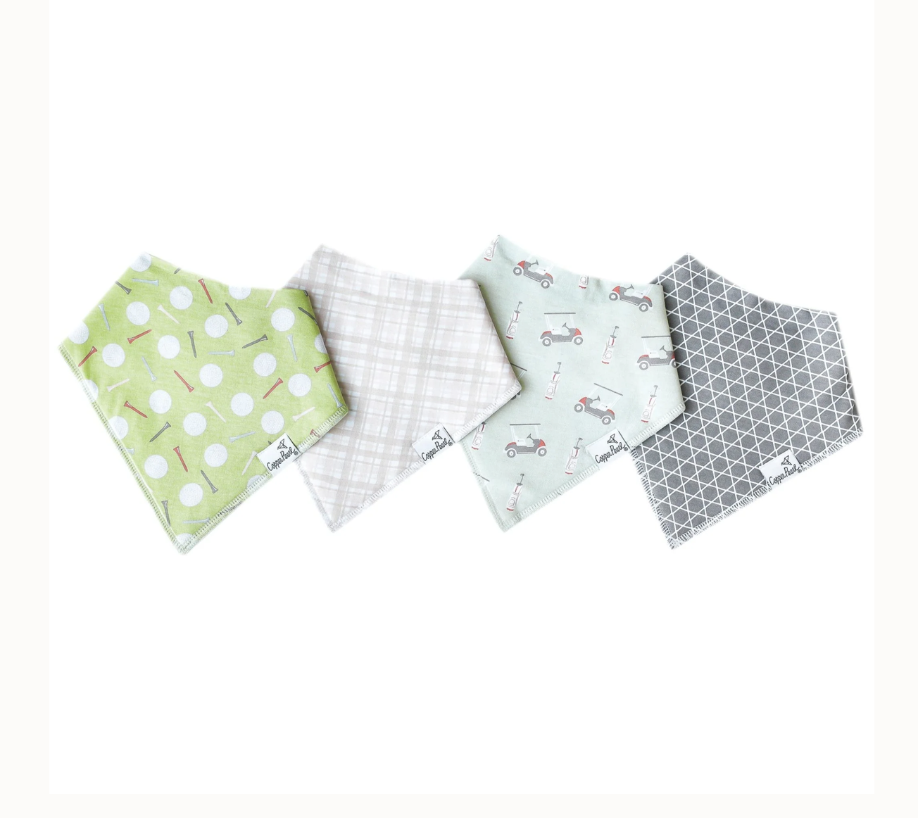 Bogey Copper Pearl Baby Bandana Bibs