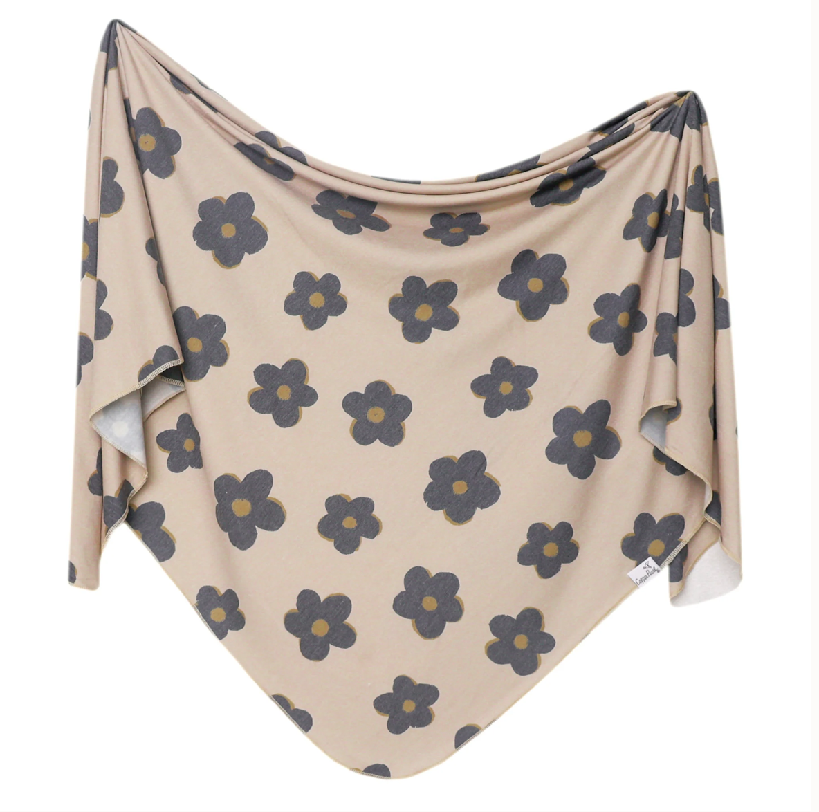 Gemma In Tan Copper Pearl Swaddle Blanket