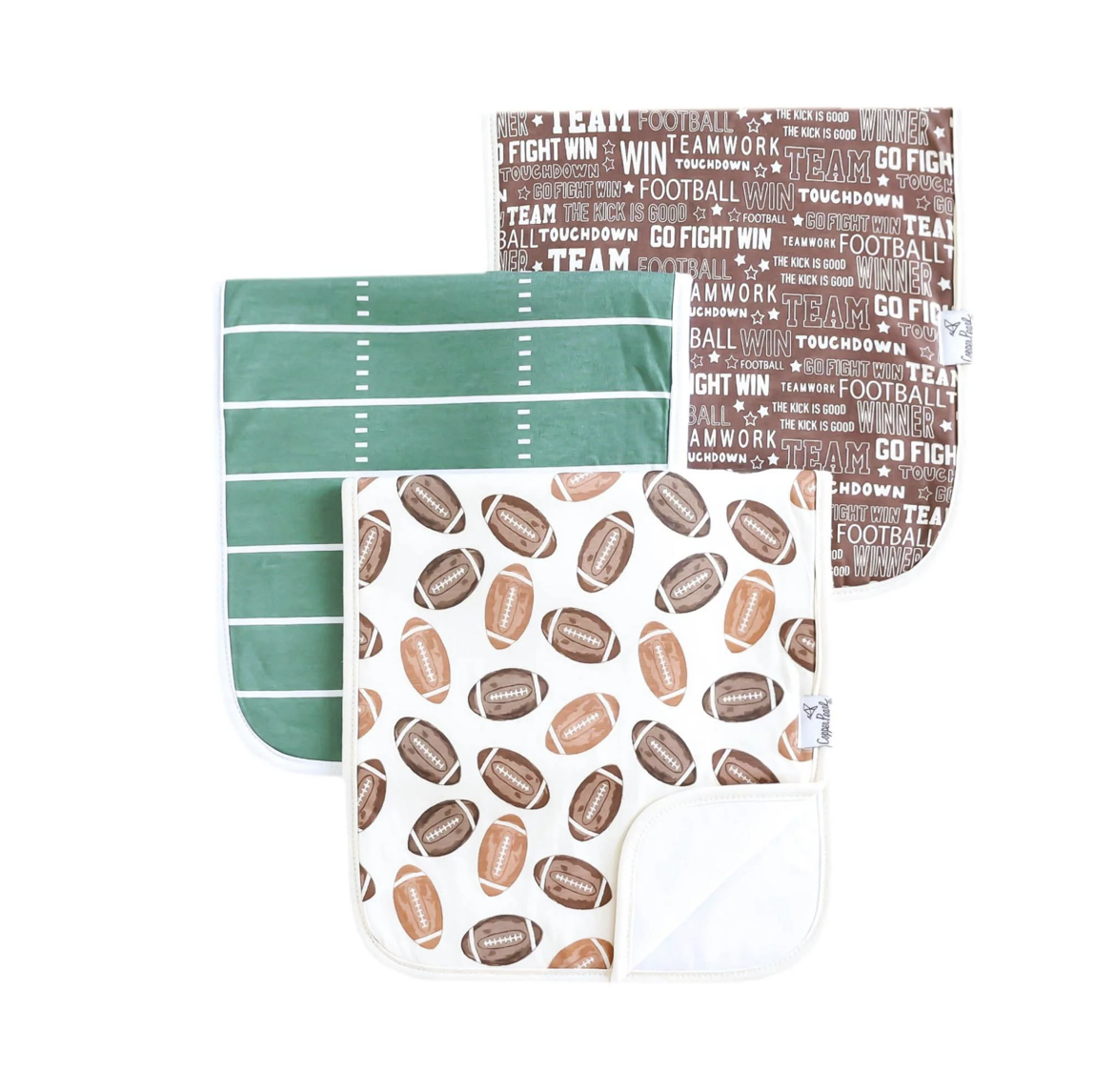 Blitz Copper Pearl Burp Cloths