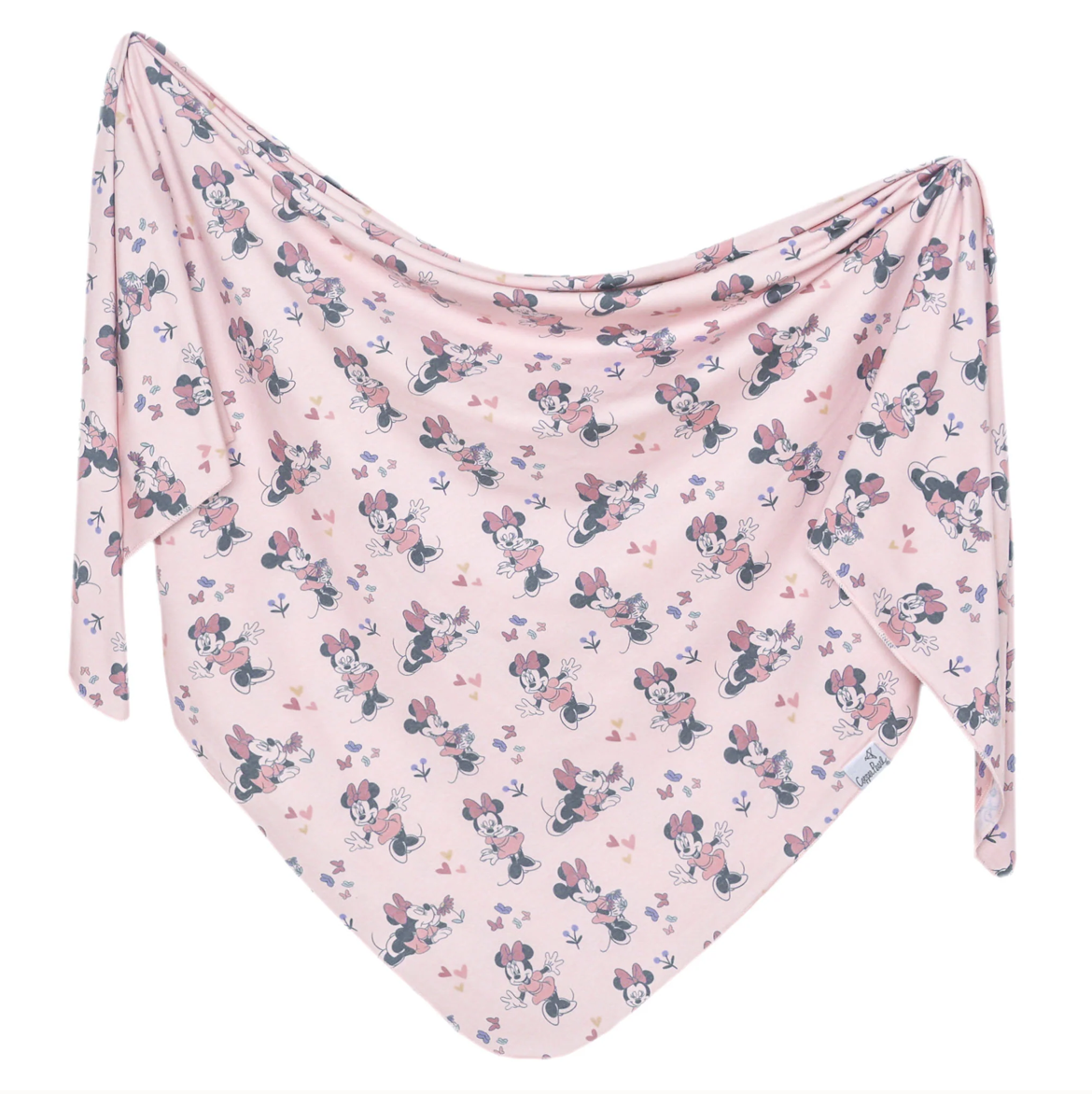 Minnie Mouse Copper Pearl Swaddle Blanket