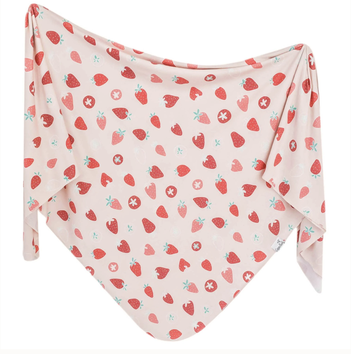 Strawberry Copper Pearl Swaddle Blanket