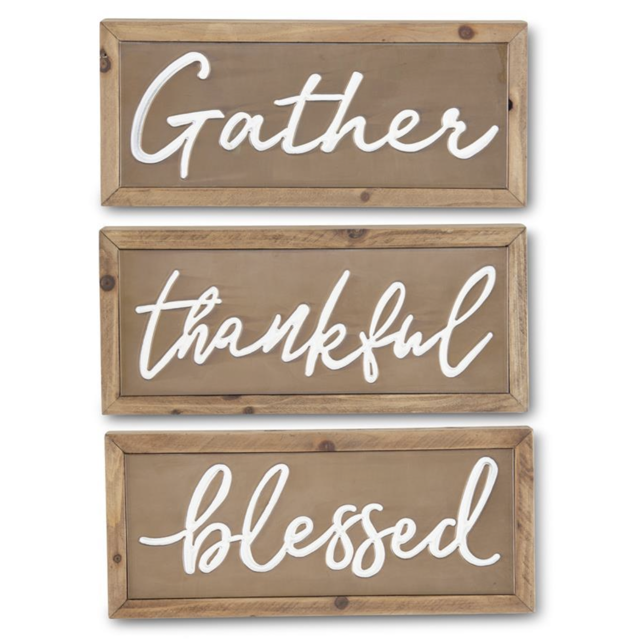 11.5" Copper Wall Sign Thankful