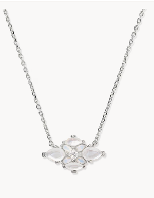 Abbie Crystal Pendant Nickel Rhod Neutral Mix