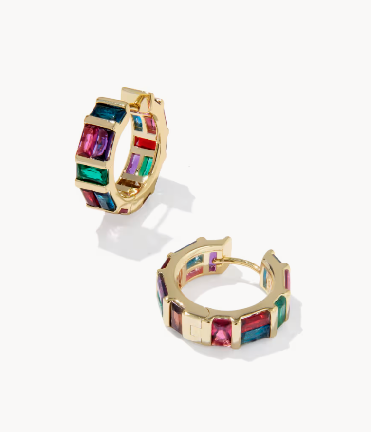 Jamie Huggie Ear Gold Multi Mix