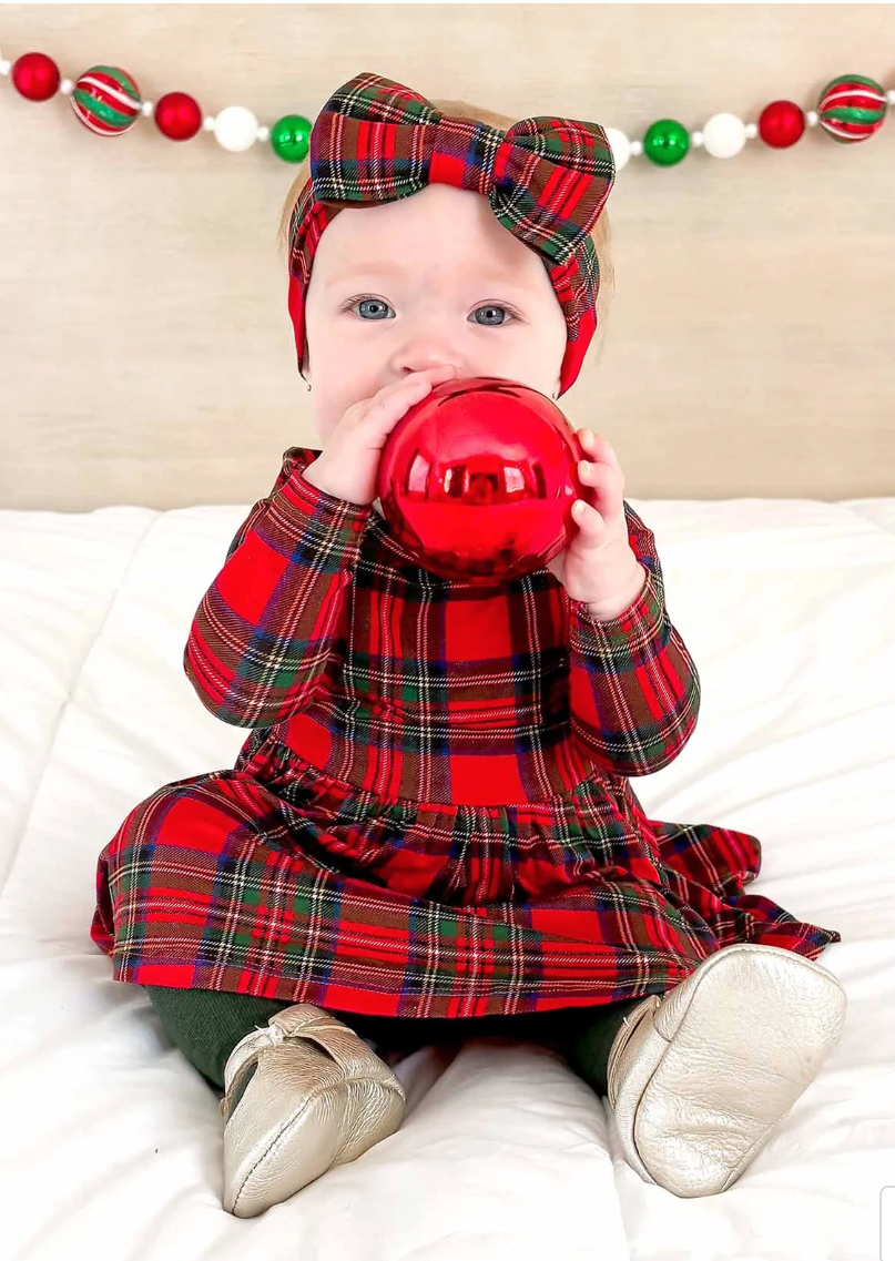 LEV baby Skirted Bodysuit December