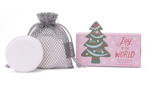 Christmas Tree Shower Steamer Gift Set Joy To the World