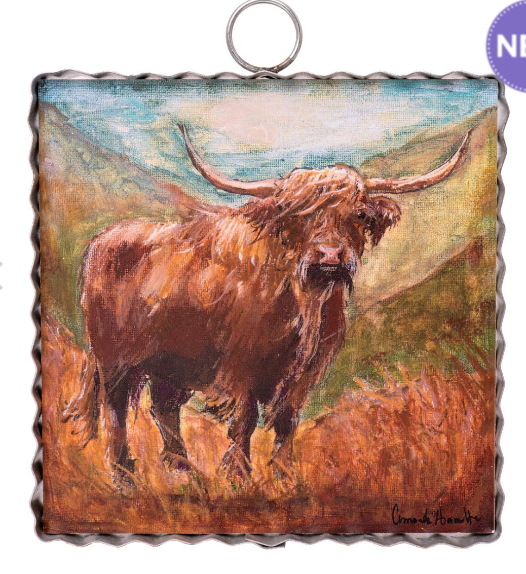 Mini Hamilton Highland Cow