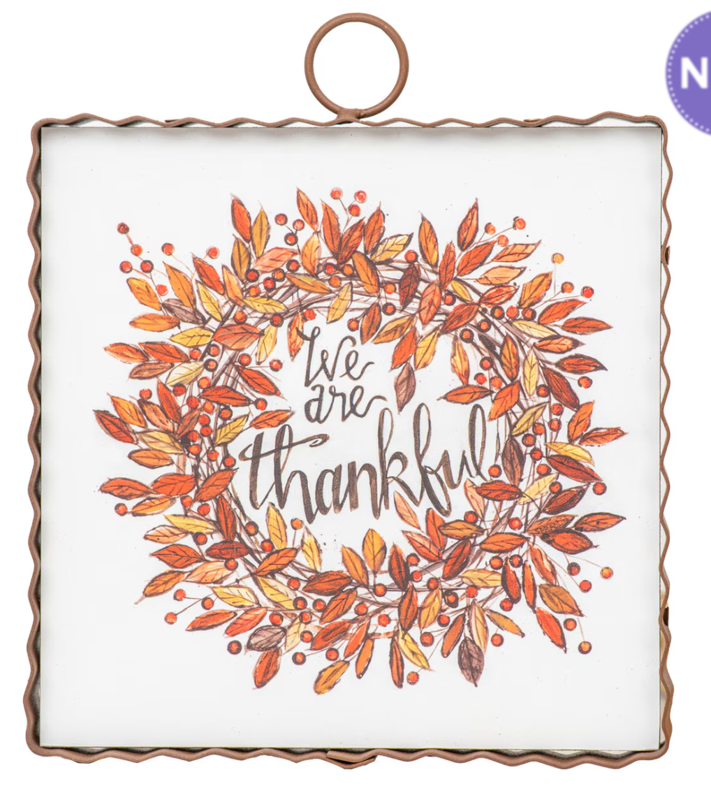 Mini Gallery Thankful Wreath