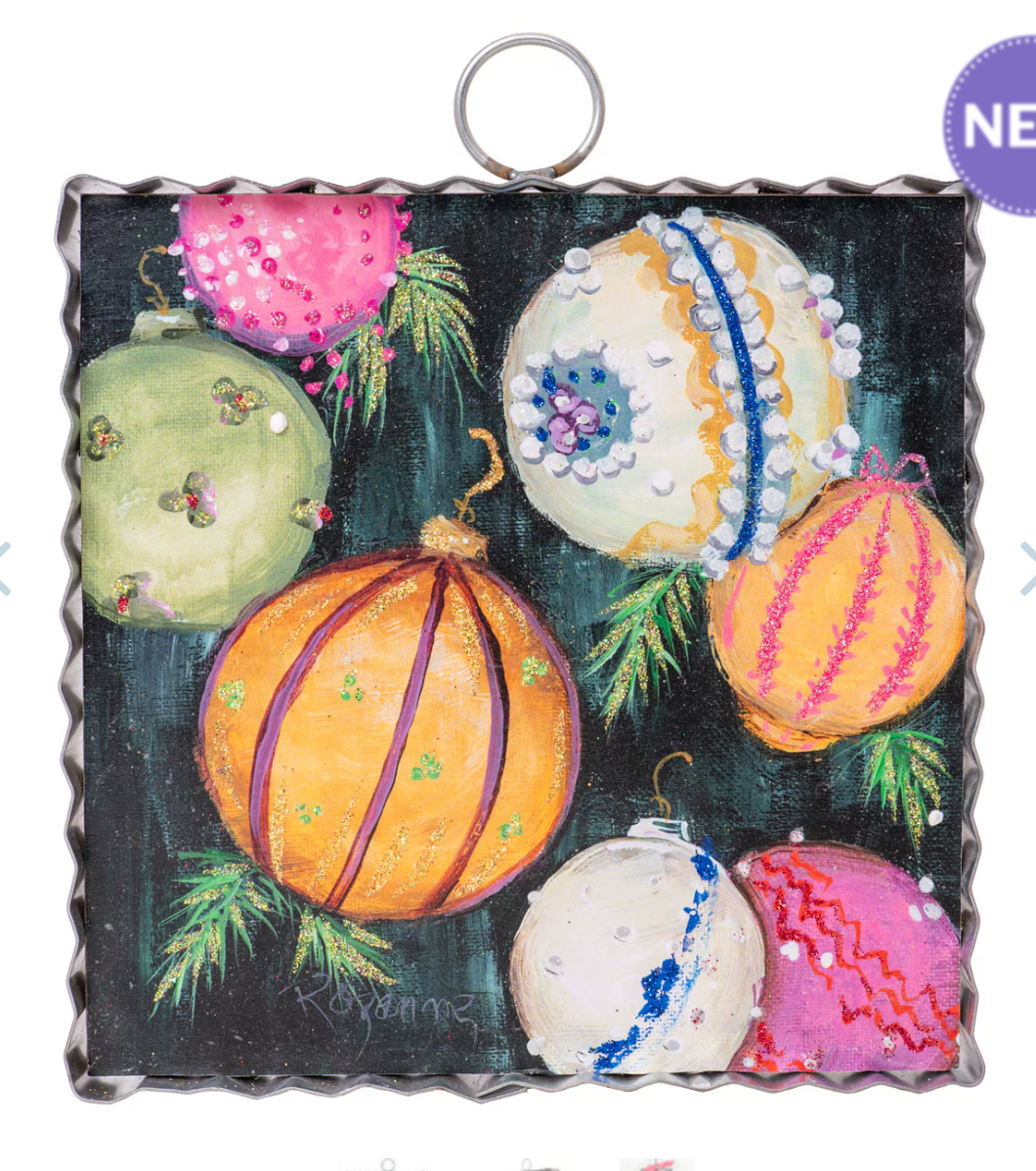 Antique Gold Ornaments Metal Mini Gallery Picture