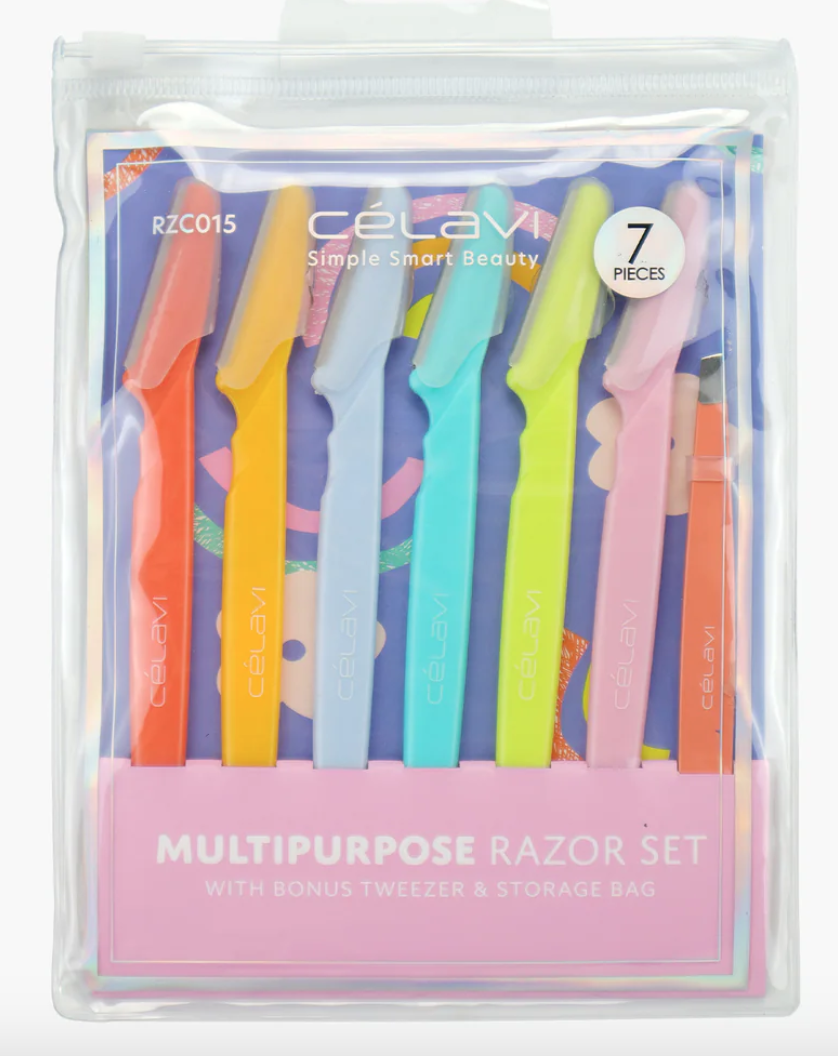 Celavi Multipurpose Razor Set & Tweezer Bag