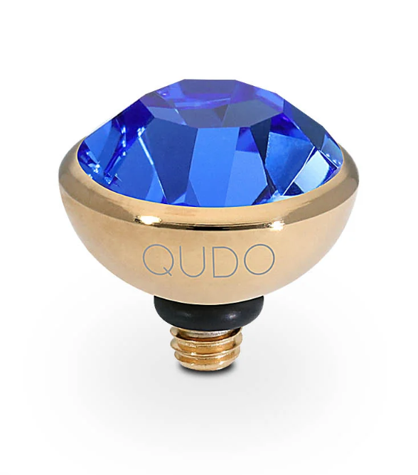 Topper Bottone Gold Sapphire
